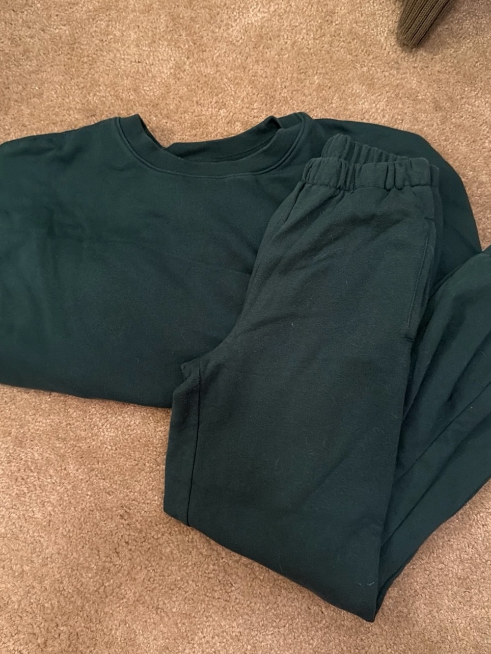 Gap Dark Green sweat suit